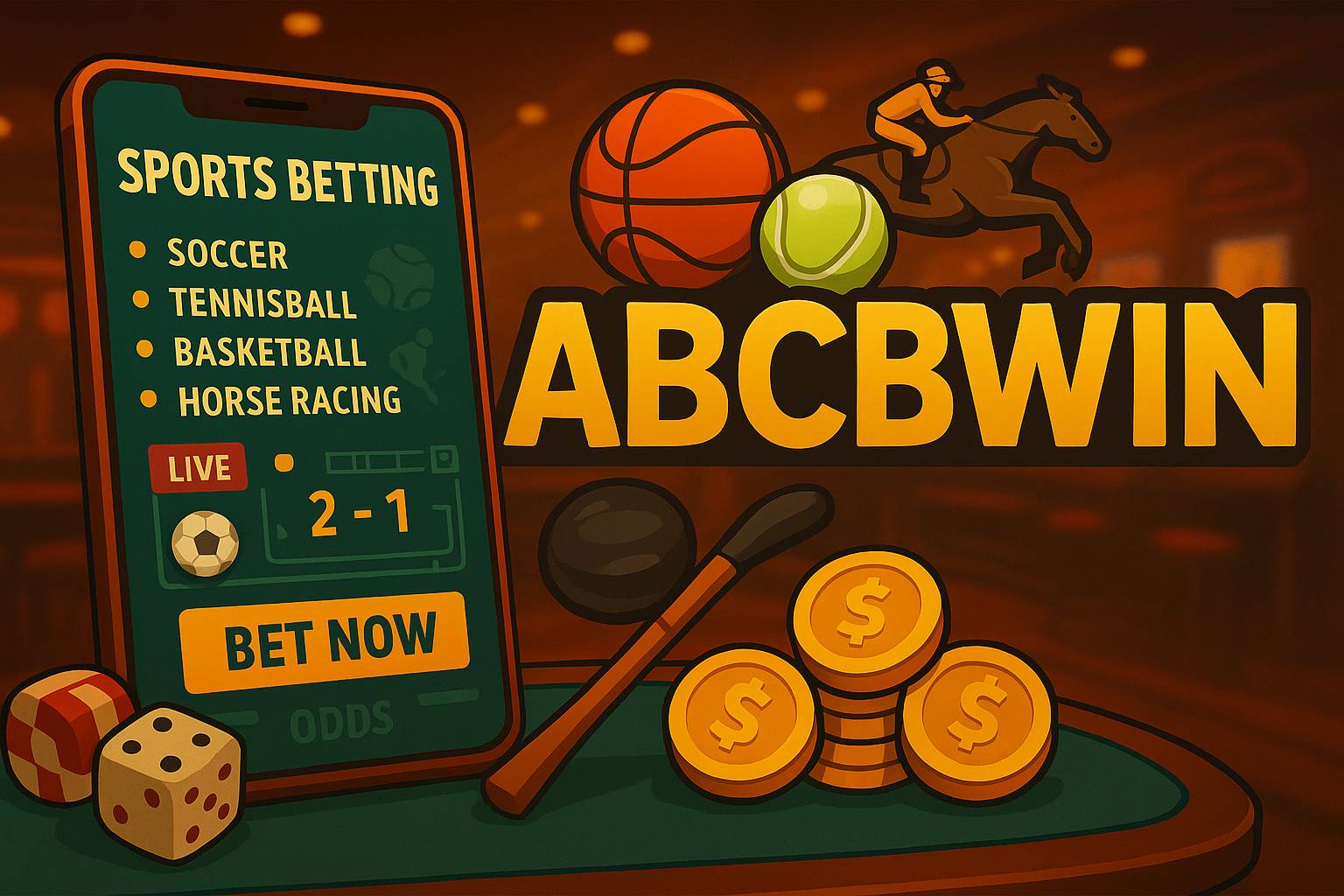 Apostas esportivas no cassino online ABCBWIN